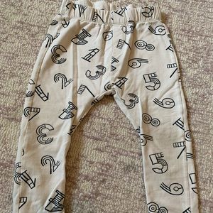 Zara baby boy harem number cotton pants